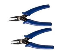 Operitacx Pince à Bijoux En Acier Au Carbone 2pcs Outil De Bijouterie Pour Diy Couleur Bleue Pince Flexible Pour Création De Bijoux De Bricolage Utilisation Manuelle Projets Créatifs