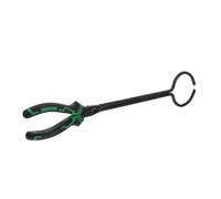 Operitacx Pince à Creuset Longue avec Poignée Isolante Pince pour Four de Fusion Métallique Outil Robuste pour Fonte Fabrication de Bijoux et Laboratoire