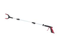 Operitacx Pince à Déchets en Alliage D'aluminium et Pp Outil Ergonomique Pliable Trois Volets pour Ramassage en Intérieur et Extérieur, pour Éboueurs