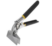 Operitacx Pince à Sertir Manuelle 3 Pouces Tête 75 Mm en Acier Traité Thermiquement, Cintreuse à Barre Plate pour Pliage et Aplatissement de Tôles, Outil de Planage de Métal pour Travaux