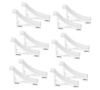 Operitacx Pince De Congélateur 12 Pcs Crochets De Fixation En Métal Pour Étagère De Réfrigérateur Support Robuste Pour Congélateur Installation Facile Accessoire Cuisine Pratique