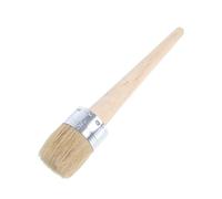 Operitacx Pinceau à Cire Rond 50 Mm avec Poils Naturels │ Compatible Toutes Peintures Et Cires │ Manche Ergonomique │ Décoration Meubles Vintage │ Usage Restauration Et Bricolage