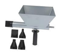 Operitacx Pistolet à Calfeutrer Électrique Métal avec Buse Détachable pour Jointoiement Ciment Murs et Fenêtres, Pulvérisateur de Coulis Professionnel Usage Polyvalent,