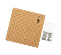 Operitacx Planche Macramé Liège pour Projets de Nouage Tissage et Bracelets Surface Durable avec Grille Imprimée Accessoire Réutilisable pour Artisanat Corde et Laine