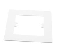 Operitacx Plaque Murale Blanche Type Cache Trou Décoratif Plastique Couverture Murale Simple et pour Interrupteur Remplacement Facile pour Maison et Bureau