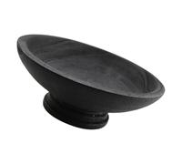 Operitacx Plateau Apéritif en Bois Foncé Vintage Support Surélevé, Bol Décoratif Multifonction pour Rangement de Fruits et Centre de Table pour Maison et Hôtels