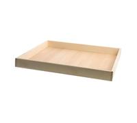 Operitacx Plateau de Jardin Zen en Bois, Style Japonais, pour Bureau et | Grain de Bois, Bords Faibles, Pierres Miniatures, Mousse, Pont en Bois