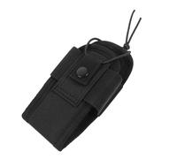 Operitacx Pochette Banane Multifonction en Nylon Résistant pour Radio Portable Et Téléphone, Paquet Tactique Noir pour Outdoor Sécurisé, Fixation Rapide pour Sportifs Et Sécuritaires