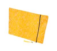 Operitacx Pochette Chinoise Style Brocart avec Protection pour Prières et Rangement Polyvalent Sac de Voyage Élégant pour Manuscrits et Fournitures Art Grand Format Doré Motif Dragon