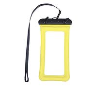 Operitacx Pochette Étanche Téléphone Gonflable Jaune Imperméable Flottant avec Écran Tactile Protection Perte pour Sports Nautiques