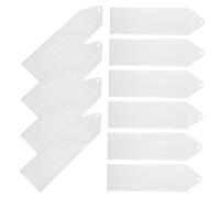 Operitacx Pochettes Pour Marque-pages Transparentes Pvc, Lot De 10, Protection Étanche Trou Triangulaire, Organiseur De Signets Pour Bureau Et Fournitures Scolaires
