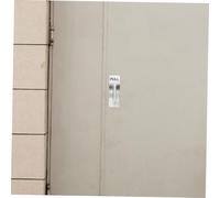 Operitacx Poignée de Porte Coulissante Acier Inoxydable Résistante Au Feu avec Plaque de Sécurité Poignée Push Pull Large pour Portes de Grange et Garages Traction Sécurisée pour Usage