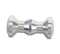 Operitacx Poignée Porte Acier Inoxydable Bouton Tirette Coulissant Simple Trou Poignée Salle de Bain Résistante à Usure Design Moderne pour Porte Verre