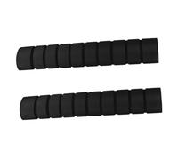 Operitacx Poignées Horizontales Antidérapantes en Mousse Noire pour Barre de Traction, Lavables et Faciles à Nettoyer, Accessoires Musculation 2pcs pour Exercices de Traction