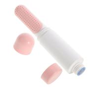 Operitacx Pommeau de Portable Filtrant de Voyage Rose Compact | Filetage 1/2, Cartouche Fine Intégrée, Structure Rétractable, Débit Doux pour Dortoirs Anciens et Hôtels