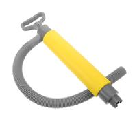 Operitacx Pompe de Cale Manuelle pour Kayak, Plastique Jaune, 18 Pouces | Pompe D’évacuation des Eaux de Cale, une Main, Légère, Tuyau, pour Canoë et Bateaux Gonflables