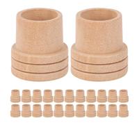 Operitacx Porte-Bâtonnets de Moxibustion Bois Massif 19 MM 50 Pièces Résistant la Combustion Usage Maison Santé Alternative Sécurité Pratique
