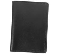 Operitacx Porte-Cartes De Visite Homme Cuir Véritable Noir, Étui à Cartes Compact Résistant à l'usure, Portefeuille Porte-Cartes Business pour Cartes De Crédit Et Identité, Usage Voyage Et Quotidien