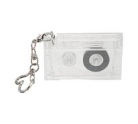 Operitacx Porte-clés Cassette Audio Musique Vintage en Acrylique de Cœur, Léger et Décoratif Diy, pour Paquet à Dos et Usage Quotidien