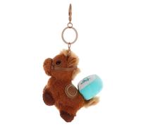 Operitacx Porte-clés Cheval en Peluche 2026 Zodiac Chinois, Pendentif Décoratif Feng Shui pour Téléphone Portable et Paquet à Dos, Ornement Amulette Nouvel An Lunaire, Accessoire Polyvalent