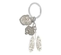 Operitacx Porte-Clés Suspendu en Métal Chaîne pour Paquet Accessoire Présent pour Docteur et Femme