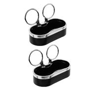 Operitacx Porte-gobelets pour Bouteilles et Gobelets Support Stable Pièces, Noir Accessoire Auto Pratique pour Voiture Compatible Voitures, Camions et SUV