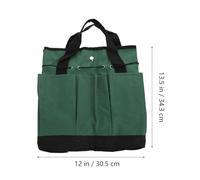 Operitacx Porte-Outils De Jardinage Conteneur De Rangement Panier à Outils De Jardinage Rangement Portable avec Compartiments Extérieurs