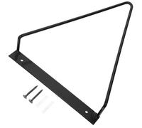Operitacx Porte Revue Mural Triangulaire en Fer Noir pour Vinyles