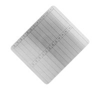 Operitacx Portefeuille de Stockage de Phrase de Récupération en Acier Inoxydable Argenté, Double Face Étanche et Ignifugé, Plaque Métallique pour Sauvegarde Sécurisée des Mots-clés Cryptos,