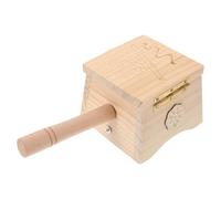Operitacx Pot de Moxibustion en Bois Traditionnel pour Abdomen et Corps Base Stable et Surface Polie Lisse, pour Usage à Domicile Voyage