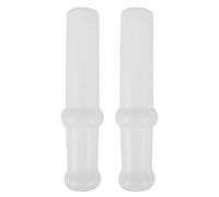 Operitacx Poussoir Poignée Ergonomique 2pcs Hachoir à Viande pour Plastique Blanc pour Préparation de Viande et Légumes en Boucherie