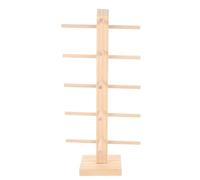 Operitacx Présentoir à Lunettes de Soleil en Pin Beige Design Élégant Support Pratique et Stable Facile à Installer pour Camping pour Rangement de Lunettes Chez Soi
