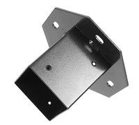 Operitacx Protecteur de Base pour Poteau de Boîte Aux Lettres Support de Poteau de Deck Installation Facile et Durable
