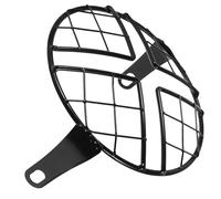 Operitacx Protecteur de Phare de Moto Grille Métal Noir Style Rétro Vintage | Maille Ouverte, Pose Rapide, pour Phare Rond de Moto, Usage Nuit et Pistes Gravillonnées