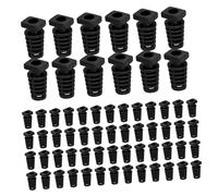 Operitacx Protection Câble Électrique Clips Câbles 4,1 Mm Intérieur Abs Noir Connecteur de Décharge de Traction Protège-Cordon Fiable pour Câblage Domestique et Industriel Accessoire