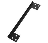 Operitacx Protection de Targette de Porte Inox Shaped Renfort Sécurité pour Porte Extérieure Plaque de Verrouillage Résistante et Facile à Installer