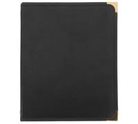 Operitacx Protège-menu en Pvc Transparent Résistant à L'usure Cuisine, Porte-recettes Portable Noir Adapté à L'usage Cuisine Professionnelle
