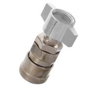 Operitacx Raccord Rapide Propane pour Tuyau De Gaz BBQ Camion Usage Extérieur Barbecue Gaz Connecteur Métal Solide Étanche Compatible Réservoir Propane Camion