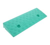 Operitacx Rampe D'accès Portable en PE Vert pour Seuil et Moto Installation Facile, Tapis de Trottoir pour Scooter Électrique et Fauteuil Roulant