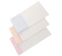 Operitacx Recharges pour Agenda M5 Format A6 3 Volets Papier 120 G/m² Perforé 5 Trous, Planificateur de Tâches, Inserts Ligne Horizontale, Organisation Bureau et Voyage