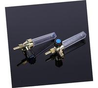 Operitacx Réducteur de Pression pour Argon et Dioxyde Débitmètre Transparent Régulateur Durable pour Usage Professionnel