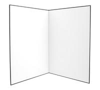 Operitacx Réflecteur Photographique Pliable en Carton A4, Panneau Réfléchissant Double Face Blanc et Argenté, Léger et Portable, pour Photographie de Bijoux, Cosmétiques et Nature Morte