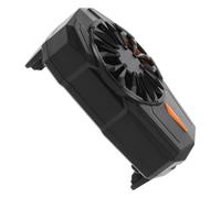 Operitacx Refroidisseur de Téléphone Portable Clip Ventilateur de Refroidissement pour Smartphone Radiateur Mobile pour Gaming Streaming Design Ergonomique Noir