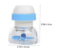 Operitacx Robinet Éclaboussures Rotatif avec Prolongateur et Filtre Embout Pulvérisateur Réglable pour Cuisine et Salle de Bain Compatible la Plupart des Éviers