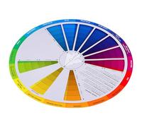 Operitacx Roue Chromatique Pour Artistes - Guide International De Mélange De Couleurs Standard Avec Tableau De Dégradés Pour La Peinture Le Dessin Et Le Design