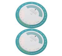 Operitacx Roue de Calcul D'imc Murale Lot de 2, Outil de Mesure du Poids Corporel et Taille, Calculateur de Suivi Alimentaire Précis, Appareil de Gestion du Régime pour Usage Domestique