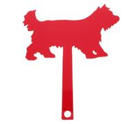 Operitacx Rouge Drapeau Boîte Acrylique Décor aux Lettres, de Noël | Décoration de Jardin, Résistance aux Dommages, Installation Facile, Matériel de Montage Non Inclus