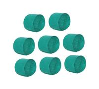 Operitacx Rouleaux Crépon Rubans Décoratifs Vert Froissé Lot de 8 Recyclable pour Décoration de Noël et Fêtes pour Ambiance Festive