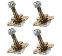 Operitacx Roulement de Remplacement Doré pour Fauteuil à Bascule Facile à Installer, Lot de 4 Pièces pour Raccords de Meubles et Chaise Berçante Intérieure