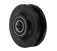 Operitacx Roulette de Porte Coulissante Nylon Silencieuse pour Rail de Suspension Style Américain Poulie de Guidage Durable pour Portes Coulissantes et de Grange